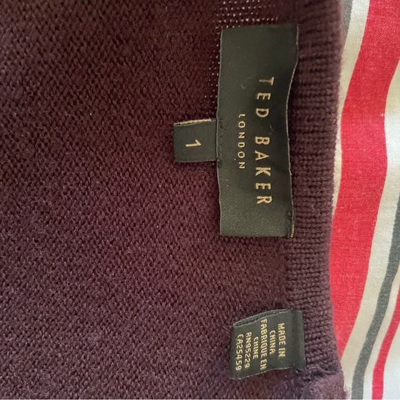 Ted Baker London wool and leather gaeton jacket - Picture 2 of 3